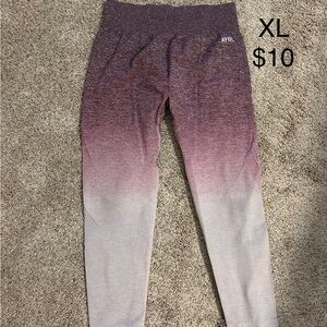 AYBL Gradient Leggings - Purple and Gray